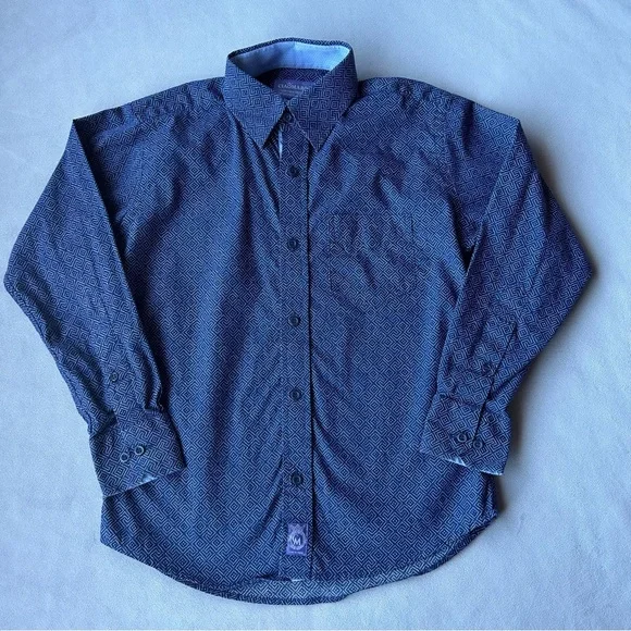 Ciao Marco ~ Button Down Long Sleeve ~ Boys Size 10 - Picture 1 of 11